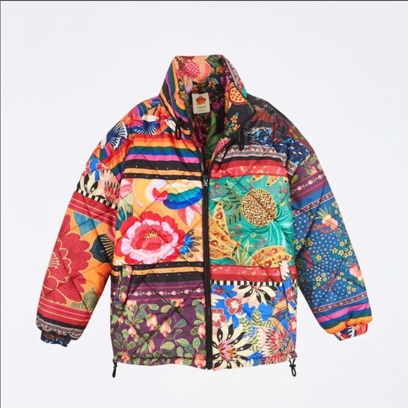 ANTHROPOLOGIE NWT FARM RIO ABBY PUFFER JACKET 💥🖤 - Picture 3 of 14